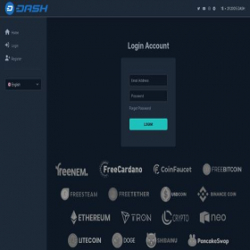Скриншот главной страницы сайта app.freedash.io