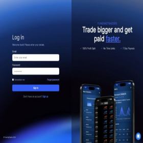 Скриншот главной страницы сайта app.fundingtraders.com