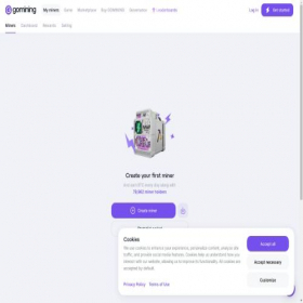Скриншот главной страницы сайта app.gmt.io