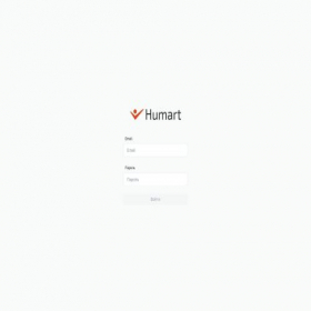 Скриншот главной страницы сайта app.humart.tech