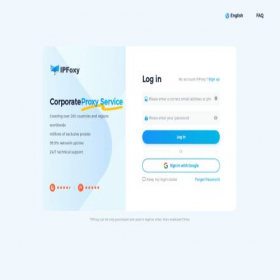 Скриншот главной страницы сайта app.ipfoxy.com