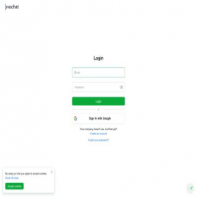 Скриншот главной страницы сайта app.jivo.ru
