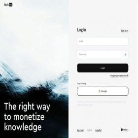 Скриншот главной страницы сайта app.lava.top
