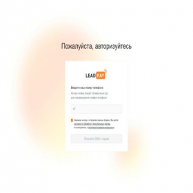 Скриншот главной страницы сайта app.leadpay.ru