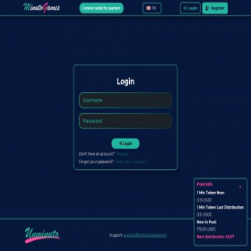 Скриншот главной страницы сайта app.minutogames.com