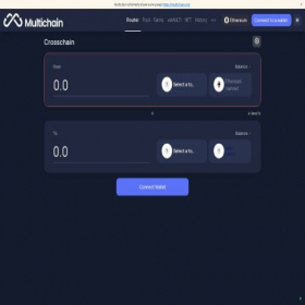 Скриншот главной страницы сайта app.multichain.org