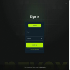 Скриншот главной страницы сайта app.nave-x.com