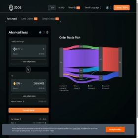Скриншот главной страницы сайта app.odos.xyz