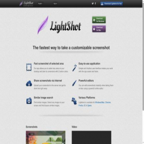 Скриншот главной страницы сайта app.prntscr.com