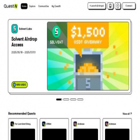 Скриншот главной страницы сайта app.questn.com