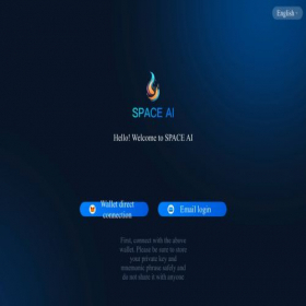 Скриншот главной страницы сайта app.spaios.com