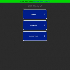 Скриншот главной страницы сайта app.st-official.world