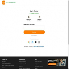 Скриншот главной страницы сайта app.temu.com