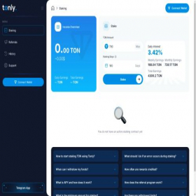 Скриншот главной страницы сайта app.tonly.in