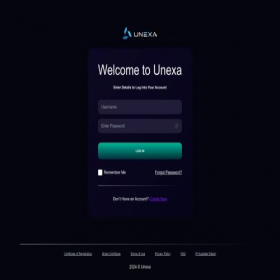 Скриншот главной страницы сайта app.unexa.ai