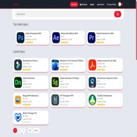 Скриншот главной страницы сайта appdoze.com