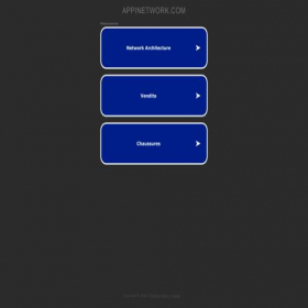 Скриншот главной страницы сайта appinetwork.com