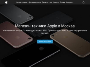 Скриншот главной страницы сайта apple-top.online