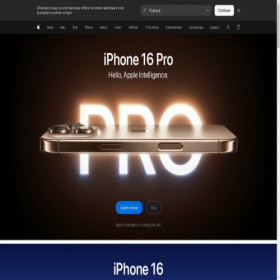 Скриншот главной страницы сайта apple.net
