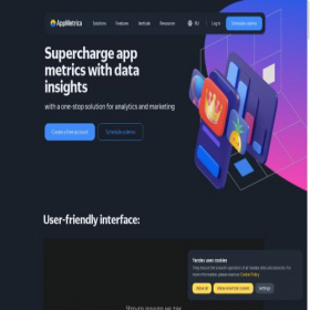 Скриншот главной страницы сайта appmetrica.yandex.com
