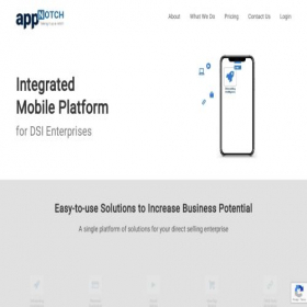 Скриншот главной страницы сайта appnotch.com