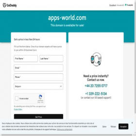 Скриншот главной страницы сайта apps-world.com