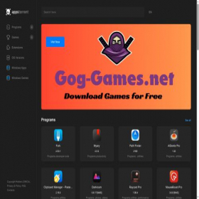 Скриншот главной страницы сайта appstorrent.org
