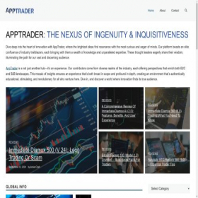 Скриншот главной страницы сайта apptrader.com