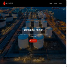 Скриншот главной страницы сайта apriorigroup.kz