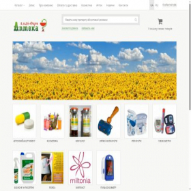 Скриншот главной страницы сайта apteka1.net
