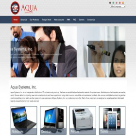 Скриншот главной страницы сайта aquacom.com