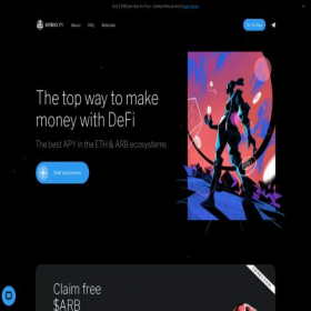 Скриншот главной страницы сайта arbio.app