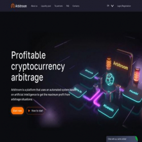 Скриншот главной страницы сайта arbitroom.global