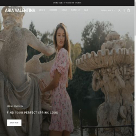 Скриншот главной страницы сайта ariavalen.com