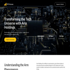 Скриншот главной страницы сайта arm-ipo.net