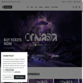 Скриншот главной страницы сайта armadaskis.com