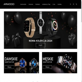 Скриншот главной страницы сайта armodd.pl