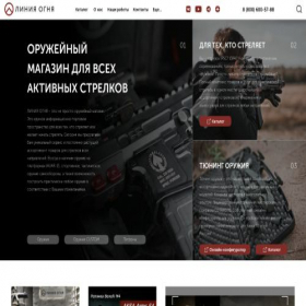 Скриншот главной страницы сайта armsline.ru