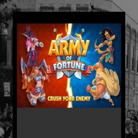 Скриншот главной страницы сайта armyoffortune.com