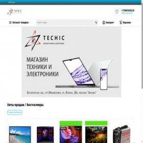 Скриншот главной страницы сайта arnika-tech.ru