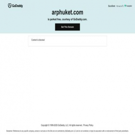 Скриншот главной страницы сайта arphuket.com