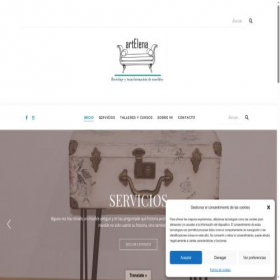 Скриншот главной страницы сайта artelena.com
