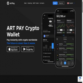 Скриншот главной страницы сайта artpay.cloud