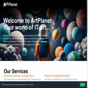 Скриншот главной страницы сайта artplanet.md