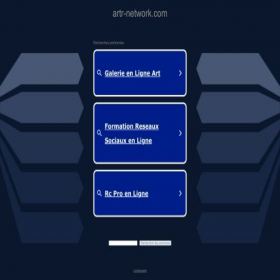 Скриншот главной страницы сайта artr-network.com