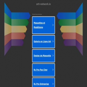 Скриншот главной страницы сайта artr-network.io