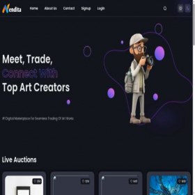 Скриншот главной страницы сайта artvenditax.com