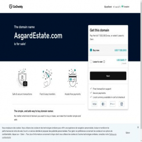 Скриншот главной страницы сайта asgardestate.com