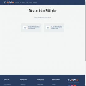 Скриншот главной страницы сайта ashhabad.flagma-tm.com