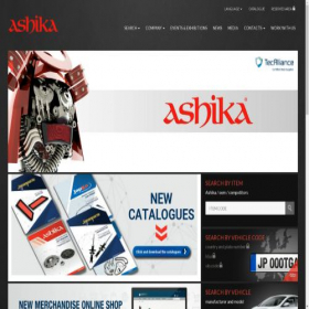 Скриншот главной страницы сайта ashika.it